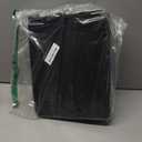 Memory Foam Lumbar Support Pillow for Car - Lower Back Support Cushion for Driving, Back Pain Relief for Car Seat, Office Chair, Wheelchair (Black)