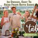 Woodamore Wedding Table Numbers 1-20, Wood Table Numbers For Wedding Reception 1-20, Restaurant Tables Number Signs With Stands, Wooden Tables Markers For Event, Party, Centerpiece