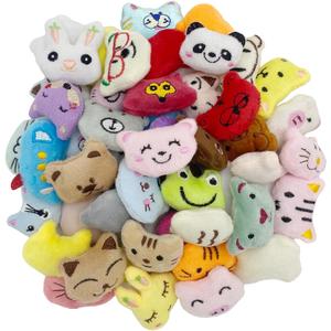 Easter 50 PCS Random Mini Stuffed Animal Plush Toys Set, Cute Small Stuffed Toy for Classroom Treasure Box Toys Prize Party Favors, For Claw Machine Prizes Goodie Bag Filler Carnival Birthday Party