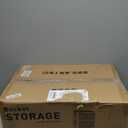 SAILUN 116Gal/464Qt Stackable Storage Bins Folding Collapsible Storage Bins with a Lid, Closet Organizers and Storage,White 26" W x 17" D x 56.7" H