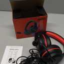 Gaming Headset for Xbox One, PS5, PS4, PC, Sega Game Gear and Other Devices with 3.5mm Audio Jack, Plug and Play, Gaming Headphones for Nintendo Switch with Clear Mic, Folding Design for Kids (Blue)