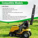 GX22151 Gator Blade for 42'' Deck, Compatible with J OHN Deere 102, 105, 115, 125, 135, D100, D105, D110, D120, E100, E110, E120, LA100, LA105, LA110, Replaces GY20850, AM141033, 2 Pack