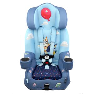 KidsEmbrace 2-in-1 Car Seat | Forward-Facing Harness (26.5–65 lbs) & Booster Mode (40–100 lbs) | Latch | Premium Fit with Multi-Position Headrest, Harness & Recline – Bluey