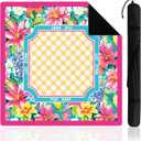 Soulchen 31.5'' Thick No-Crease Vacation Mahjong Mat for Table with Rules