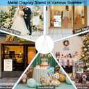 3 Pack Easel Stand for Display Wedding Sign & Poster, 63" Black Portable Metal Painting Easels Adjustable Art Easel for Painting, Tripod Collapsible Floor Easel for Display Show, Arts