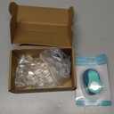 97pcs DIY Fridge Magnets Craft Set Include 1-Inch Paper Punch,Craft Magnets Glass Ceramic Ferrite Magnet with Adhesive Backing and Clear Glass Cabochons for Refrigerator (48 Sets,1 Inch, Round) (97)