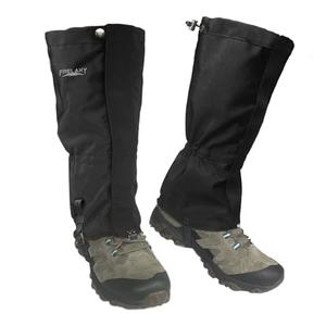 Frelaxy Leg Gaiters Ultra HIGH-Performance Hunting Gaiters, 100% Waterproof Hiking Gaiters with Upgraded Rubber Foot Strap, Adjustable Snow Boot Gaiters (Jet Black,XL)