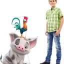 Cardboard People Pua & Heihei Life Size Cardboard Cutout Standup - Disney's Moana 2 (2024 Film), One Size