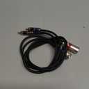 Dual RCA Male to Dual XLR Male Cable Adapter, 3.3 Feet Unbalanced L/R RCA to XLR Phono Plug Cable, Left and Right Tape Out Cord, for Mixer, Studio Monitor, Stereo HiFi Subwoofer Speaker