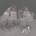 [10 Pack] BESTTEN 1 Gang Screwless Decorative Wall Plate, Mid-Size H4.88" x W3.11", USWP6 Gloss Snow White, Faceplate Cover for Decorator Receptacle Outlet & Switch, UL Listed