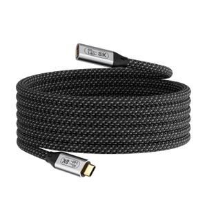 USB-C Male to Female Extra Long 10ft/3M USB4 Data Cable, Compatible Thunderbolt 4, 8K Video Transmission, 40Gbps Data Transfer, 140W PD Fast Charging