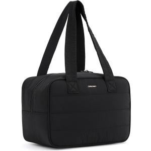 Insulated Lunch BagFreezable Lunch bagBuilt-in Ice Pack Small CoolerLunch Bags for Women Waterproof and DurableSuitable for Work, Picnics, Travel, and Meal PreparationBlack