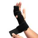 Ovation Medical Boxer Splint - Adjustable Hand and Finger Splint for Metacarpal, Ulnar Gutter and Radial Gutter Fractures - Lightweight, Padded, Immobilizing Hand Brace (Right)