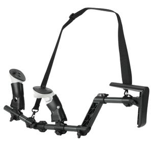 VR Gun Stock for Meta Quest 3S, Compatible with Meta Quest 3 Gun Stock Controller Grips, VR Gun Stock Quest 3 with Shoulder Straps, Enhance Real Feeling and Stability (Upgrade Stock for Quest 3/3S) (Black)