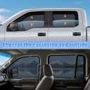 ZATOOTO F-150 Car Window Shades for 2015-2020, F-150 Car Window Screen for Camping Baby Window Shade, Full Coverage Side Window Shade with Breathable Mesh