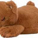 Russ Brown Sleeping Plush - 14-Inch Weighted Sleeping Plush Teddy Bear