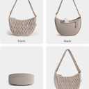 BAGSMART Small Crossbody Bag for Women Men TrendyQuilted Crossbody Hobo Bag with Adjustable Strap and Inner Pockets