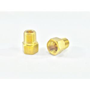 The Stop Shop Brake Line Adapter for 5/16" Tube, (Female) Inverted Flare, 1/2-20 to (Male) 1/8" Pipe (Pack of 2)