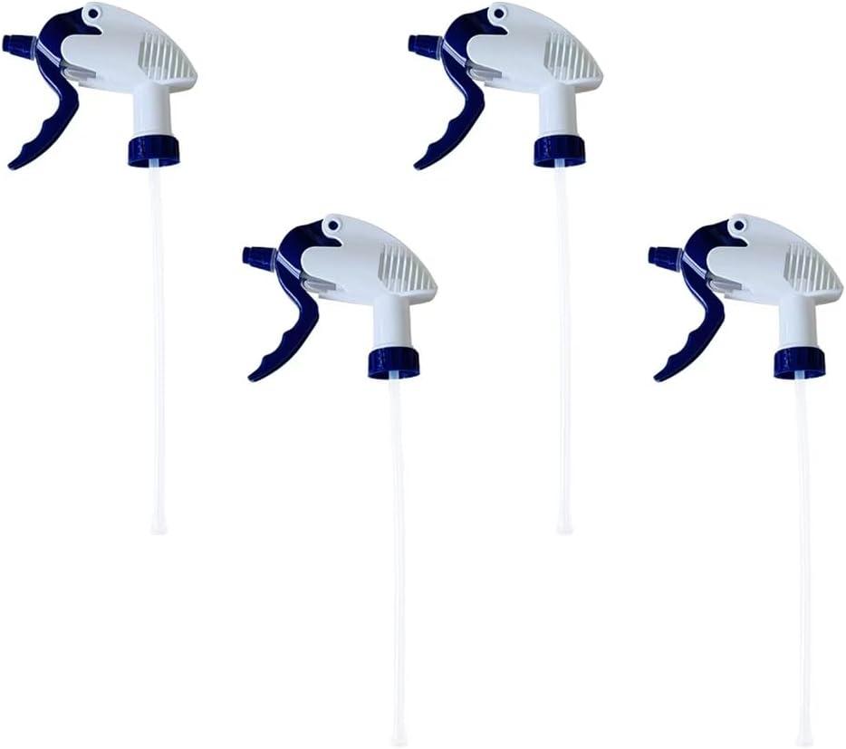 Solala Spray Bottle Nozzle Replacement Compatible with Zep Heavy-Duty Trigger Sprayer for 8, 16, 24, 32oz Bottles, High-Output Adjustable,Leakproof,Nozzle for Home & Industrial Use (28mm), 4-Pack