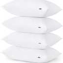 Bedsure Soft Pillows Standard Size Set of 4 - Standard Size Bed Pillows 4 Pack for Sleeping, Soft and Supportive, Hotel Quality, Original Down Alternative Filling for Side, Back Sleepers