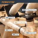 POWERTEC 70234-P2 2-1/2" Pipe Coupling, Clear