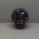 Evergreen Garden Gazing Ball in Purple Iridescent Design Everyday Decor for Homes Gardens and Yards