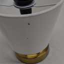 Small Cordless Table Lamp for Bedroom, Rechargeable Battery Operated Bedside Lamps, Wireless Touch 3-Level Dimmable Nightstand Lamp, Portable Desk Brass Lamp for Home Decor, Patio, Restaurant, Dinning (1 Pack - 10.43 inch, Gold)