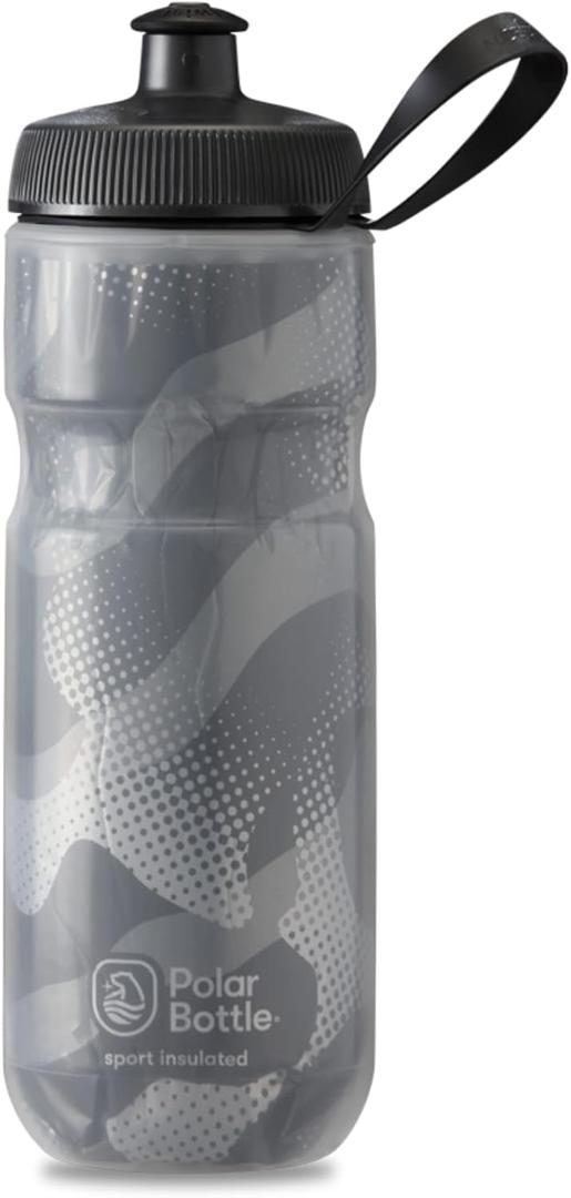 Polar Bottle Sport Insulated by HydraPak (20oz & 24oz)  Leak Proof Water Bottles Keep Water Cooler 2x Longer than a Regular Reusable Water Bottle