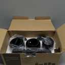 ZCCZ Black Matte Bathroom Accessories Set 6 Pieces - Toothbrush Holder, Lotion Dispenser, Qtip Container, Vanity Tray, Tumbler - Countertop Organizer for Bathrooms - Elegant and Functional Dcor Set