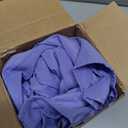 MEILA Wrap Around Bed Skirt Three Fabric Sides Elastic Dust Ruffled 16 Inch Tailored Drop,Easy to Install Fade Resistant-Light Purple, Queen/King