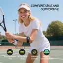 Elbow Brace 2 Pack-Climate Pledge Friendly, Tennis Elbow Brace for Men Women, Sustainable Non-slip Tennis Elbow Strap, Adjustable Golfer Counterforce Brace, Blue
