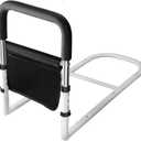 Bed Rails for Ederly Adults Safety, Bed Assist Rails for Seniors Fall Prevent Adjustable Height for Grab Bar Fits King Queen Full Twin Bed
