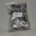 2 Inch Stem Casters Wheels with 5/ 16" x 1-1/ 2" (8x38mm) Stem, Set of 4 Shop Vac Wheels Replacement Parts with Iron and Plastic Sockets for Furniture, Cabinet, Dolly, Crib, Trolley, Dining Car