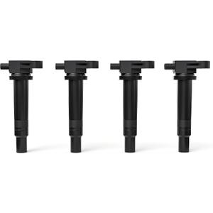 Ignition Coil Pack Set of 4 - Replaces 27301-26640 - Compatible with Hyundai Accent, Kia Rio, Rio5-2006-2011 Models