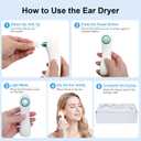 Ear Dryer with Red Light - Compact and Portable for Ear Comfort
