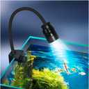 UPETTOOLS Aquarium Light Full Spectrum Fish Tank Lights LED Zoom Lights for Plants 3 Colors Adjustable Focal Length 10w