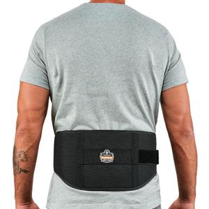 Ergodyne ProFlex 1500 Weight Lifters Style Back Support Belt, XX-Large, Black