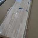 Unfinished Birch Butcher Block Countertop - Solid Wood Cutting Board for Kitchen Island, DIY Desk & Washer Dryer Top, Customizable Surface, 72" x 25" x 1.5" Thick