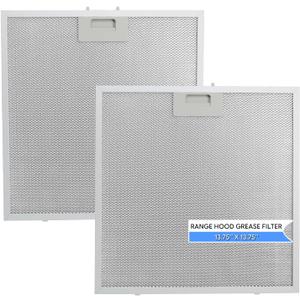 2Pack 13.75''x13.75'' Range Hood Grease Filters Compatible with GE JVX5300DJ1WW JVX5300BJ1TS JVX5300EJ1ES JVX5300SJ2SS Replace#: WB02X27207 AP6039217 4463981