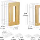 2 Pack Grocery Bag Holder for Plastic Bags - Wall Mount Kitchen Plastic Bag Holders for Grocery Bags - Bag Holder for Kitchen,Under Sink,Pantry and Garage,White