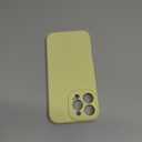 Vooii Compatible with iPhone 16 Pro Max Case, Liquid Silicone Upgrade [Camera Protection] [Soft Anti-Scratch Microfiber Lining] Shockproof Phone Case for iPhone 16 Pro Max 6.9 inch - Creamy Yellow