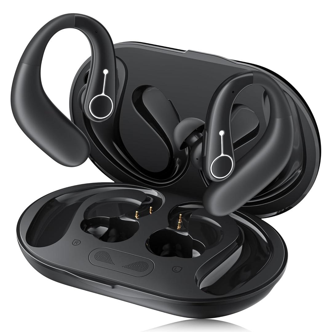 Hearing Aids, TTQ OTC Hearing Aids for Seniors with Bluetooth, Hearing Aid Rechargeable with Noise Cancellation, Hearing Amplifier for Moderate Hearing Loss, Clear Sound (Black)