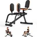 HXD-ERGO Hip Abductor/Adductor Machine for Home Gym, 6-Level Glute Machine & Thigh Workout Equipment, Booty Builder with Plush Padding, Compact Leg Exercise Euipment for Women & Men