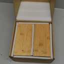 Bamboo Food Dispenser | Kitchen Organizers and Storage | Airtight Pantry Organizers and Storage Container | Cereal, Rice, Flour, Snack Storage (2, Small)