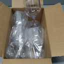 US Acrylic Stackable 8 ounce Plastic Wine Stems in Clear | Set of 8 Reusable, BPA-free, Made in the USA, Top-rack Dishwasher Safe