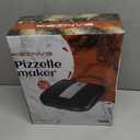Pizzelle Maker Machine, 4 * 4" Mini Non-stick Electric Pizzelle Cookie Baker for Holiday, Party, Treat