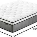 ZINUS 12 Inch True Support Hybrid Mattress [New Version], Full, Fiberglass Free, Medium Feel, Motion Isolation, Certified Safe Foams & Fabric, Mattress in A Box