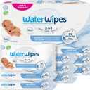 WaterWipes Sensitive+ Newborn & Baby Wipes, 3-In-1 Cleans, Cares, Protects, 99.9% Water, Unscented & Hypoallergenic, 540 Count (9 Packs)