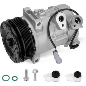 Air Conditioner AC Compressor with Clutch Compatible with Jeep Compass Patriot 2009-2017 & Dodge Caliber 2009-2012, 1.8L 2.0L 2.4L