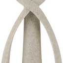 Trycooling Kissing Lovers Statue Abstract Sculpture Resin Statues for Home Decor Modern Home Office Desktop Shelf Bookshelf Decor (Sandstone, Small)